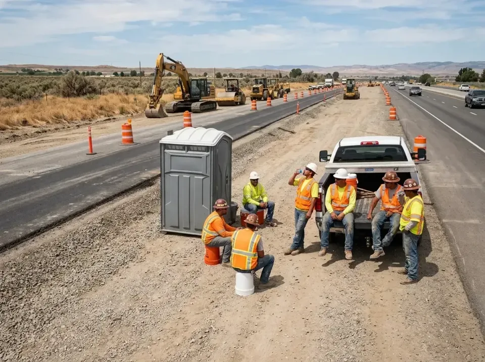 highway-road-construction-crew-007 — frequently asked questions, Porta Potty and Restroom Rentals in Phelan, CA